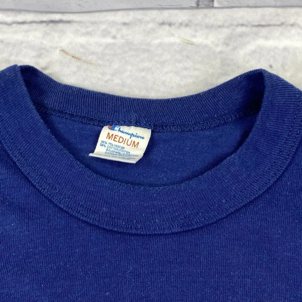 Vintage 80s Champion Dallas Cowboys T Shirt Men's Size M Single Stitch USA 50/50 - Picture 14 of 16